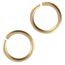 DQ metal Jumpring 8mm Antique bronze